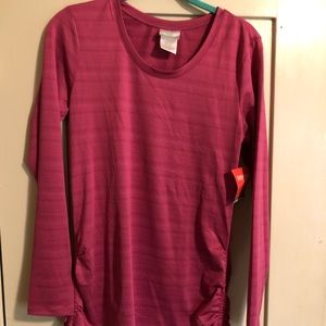 Danskin Now Women's Long Sleeve Tee - Pink